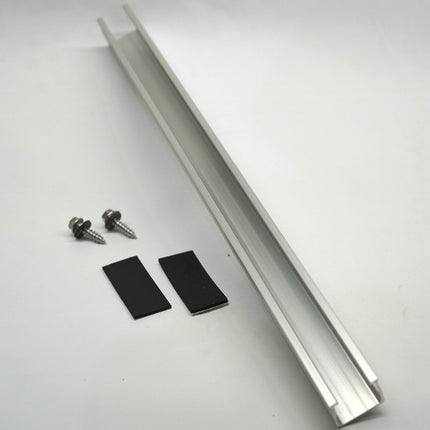 Fastensol 400mm Mini Rail - Portrait for Metal Trapezoidal Roofs