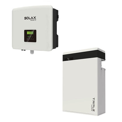 Solax X1 G4-Hybrid Inverter 5.0kW with 1 x T-58 Triple Power Master Battery 5.8kWh