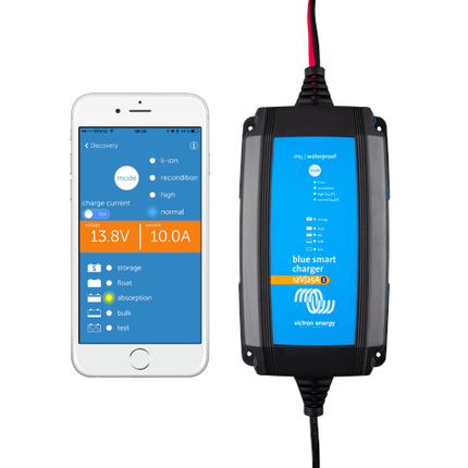 Victron Energy Blue Smart IP65 Charger 12V 25A 1 Output UK – BPC122531024-Powerland