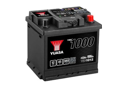 YBX1012 YUASA CACA CAR BATTERY 12V 45AH CCA (EN) 380A-Powerland