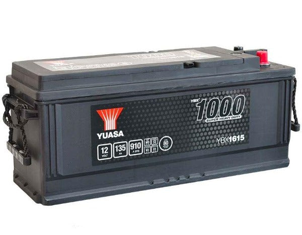 Yuasa YBX1615 12V 135Ah 910A Super Heavy Duty Commercial Vehicle Battery-Powerland