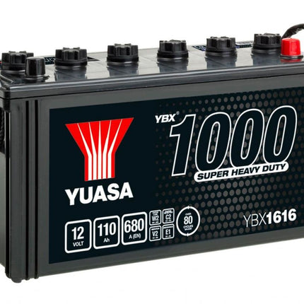 616HD YUASA CARGO HEAVY DUTY BATTERY 12V 110AH YBX1616-Powerland