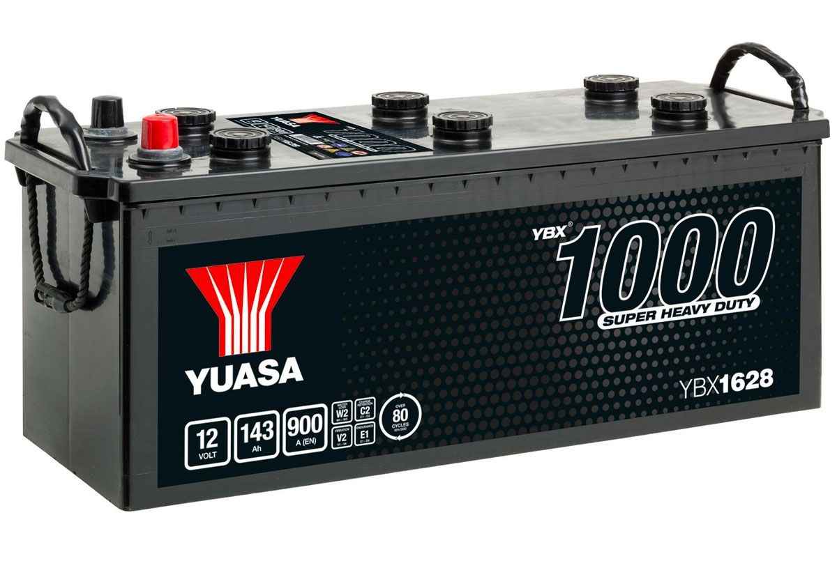 628HD YUASA CARGO HEAVY DUTY BATTERY 12V 143AH YBX1628-Powerland