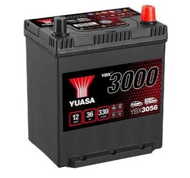 YBX3056 YUASA SMF CAR BATTERY 12V 36AH 330A 054H-Powerland