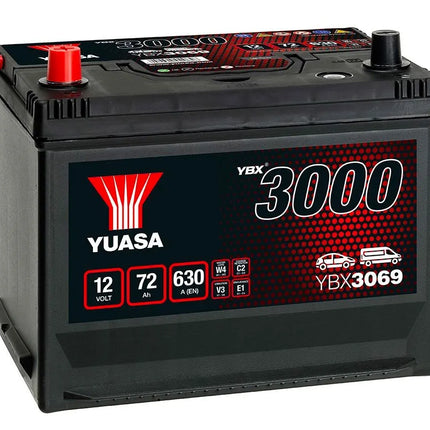 Ybx3069 Yuasa Smf Car Battery 12V 72Ah Battery