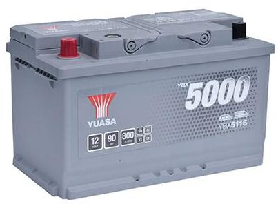 YBX5115 YUASA SILVER HIGH PERFORMANCE CAR BATTERY 12V 90AH-Powerland