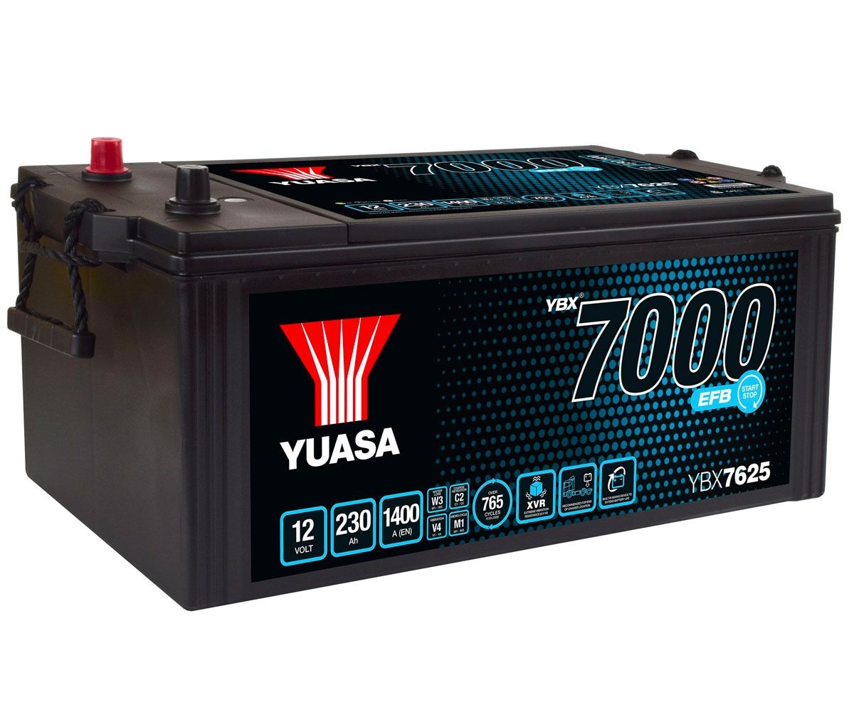 732GM YUASA CARGO DEEP CYCLE GM BATTERY 12V 230AH YBX7625-Powerland
