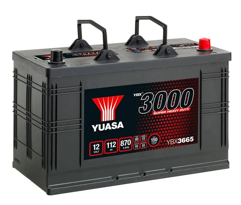 665SHD YUASA CARGO SUPER HEAVY DUTY BATTERY 12V 115AH YBX3665-Powerland