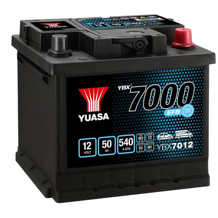 Ybx7012 Yuasa Efb Start Stop Car Battery 12V 50Ah Battery