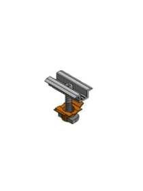 Double clamp black 30-40mmm Single-Powerland