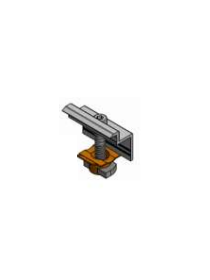 Single clamp black 30mm -Ground Mount-Powerland
