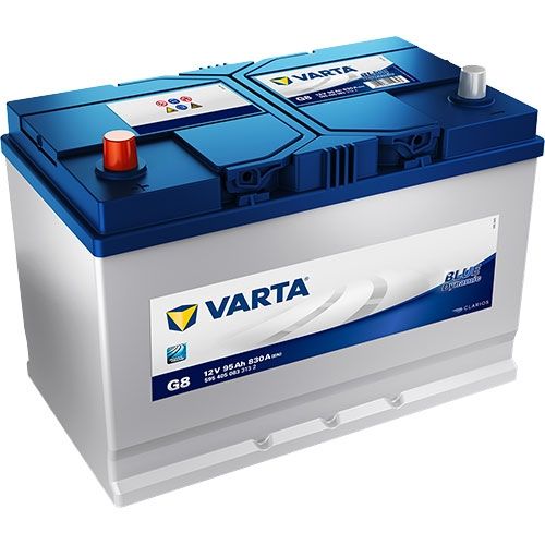 G8 VARTA BLUE DYNAMIC CAR BATTERY 12V 95AH (595405083) (250 334)-Powerland