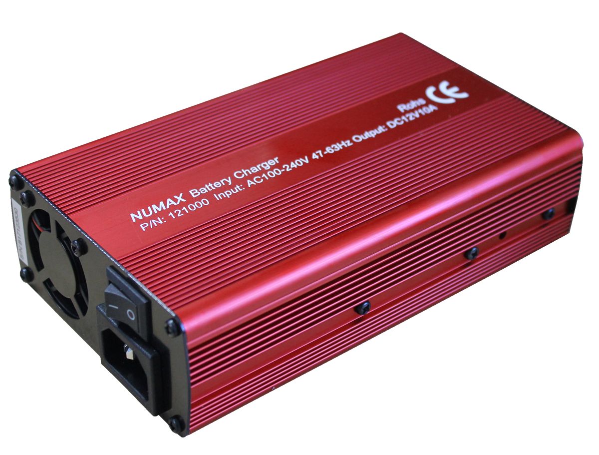 NUMAX LEISURE BATTERY CHARGER 12V 10A-Powerland